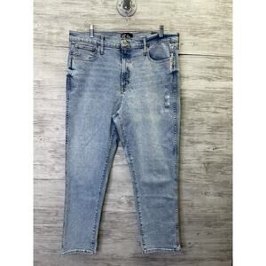 Gap Jeans 16 Womens Blue Denim High Rise‎ Vintage Slim Straight Leg